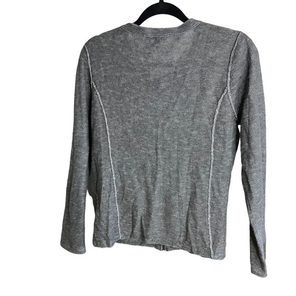 Eileen Fisher Cotton Linen Cardigan - Size M - Picture 3 of 7